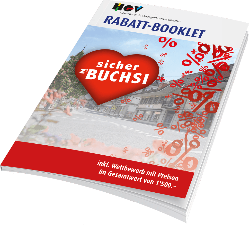 Rabatt-Booklett 2020 des Gewerbevereins Herzogenbuchsee